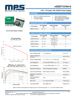 Datasheet - Monolithic Power System