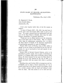 STATE BOARD OF HEALTH--QTJARANTINE .