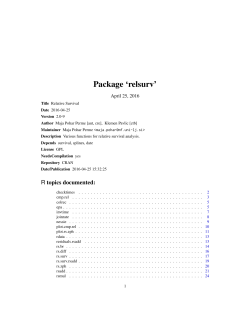 Package `relsurv`