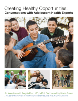 Creating Healthy Opportunities