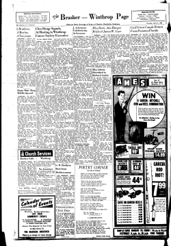 Brasher &mdash; Winthrop Page - NYS Historic Newspapers