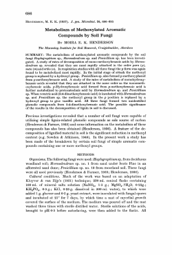 Metabolism of Methoxylated Aromatic Compounds by