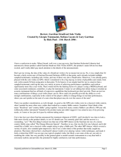 Garritan Stradivari Solo Violin