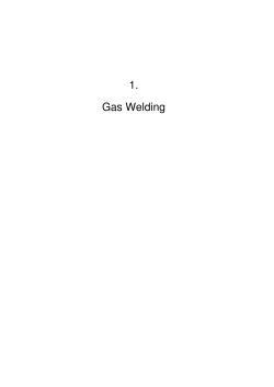 1. Gas Welding