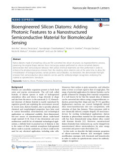 Bioengineered Silicon Diatoms: Adding Photonic Features to a