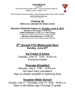 pathways - First Christian Church of Stow