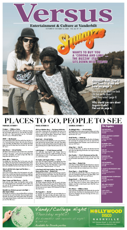 places to go, people to see
