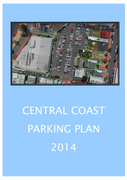 Central Coast Parking Plan 2014