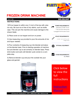frozen drink machine