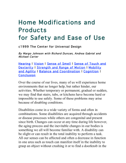 Home Modifications and Products for Safety and Ease of Use