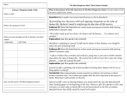 By providing two characters with such opposing