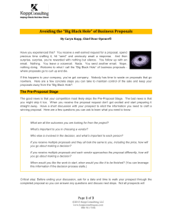 Avoiding the &ldquo;Big Black Hole&rdquo; of Business