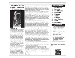 the legend of sleepy hollow - St. Louis Post