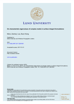 On characteristic eigenvalues of complex media in