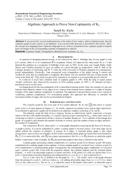 Algebraic Approach to Prove Non
