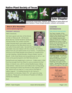 PDF - Native Plant Society of Texas