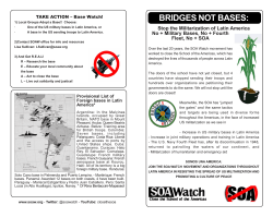 BRIDGES NOT BASES: