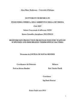 Alma Mater Studiorum &ndash; Universit&agrave; di Bologna DOTTORATO DI