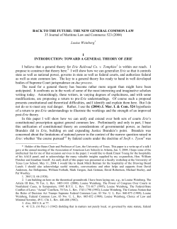 BACK TO THE FUTURE - University of Texas School of Law