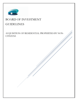 BOARD OF INVESTMENT GUIDELINES