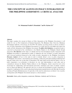 Full Text PDF - International Journal of Liberal Arts And Social Science