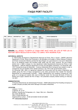 Itaqui – Port Restrictions 2