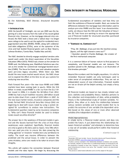 Data Integrity in Financial Modeling