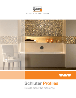 Schluter Profiles