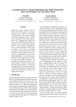 Learning Abstract Concept Embeddings from Multi