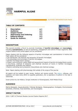 HARMFUL ALGAE