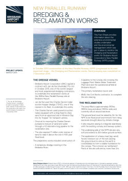 Dredging - Brisbane Airport Corporation