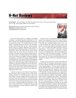 Untitled [G&uuml;nter Bischof on The Last Empire: The Final Days - H-Net