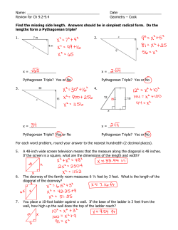 Review for Ch 9.2-9.4 Geometry &ndash; Cook Find the miss