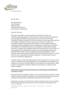 May 30, 2012 Ms. Judy McLevey Vice President NYSE Euronext 20