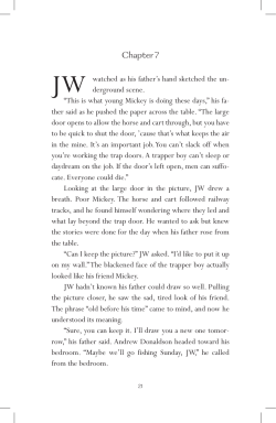 Read a brief excerpt from Trapper Boy