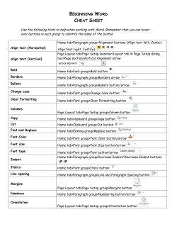 beginning word cheat sheet