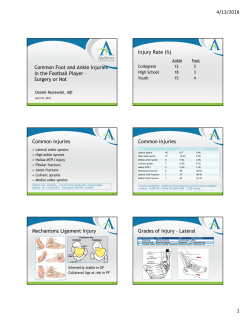 41. Common Foot Injuries...Murawski