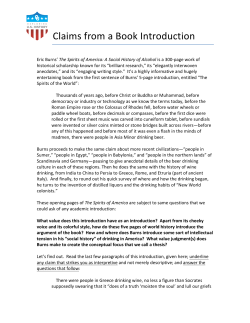 Claims from a Book Introduction