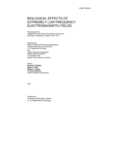 biological effects of extremely low frequency