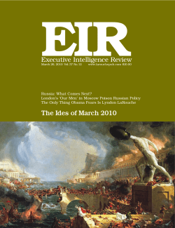 The Ides of March 2010 - Executive Intelligence Review
