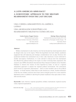 655 a latin american arms race? a subsystemic approach to the