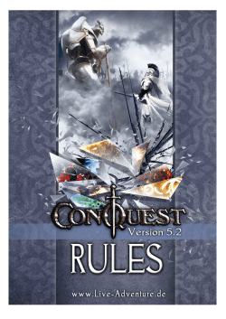 Rules 5.2 english - Conquest of Mythodea