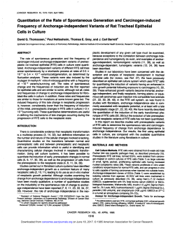 Quantitation of the Rate of Spontaneous