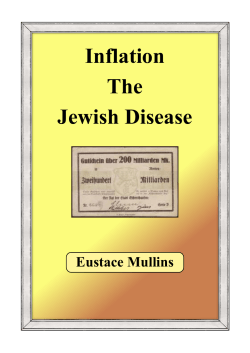 Inflation The Jewish Disease - By Eustace Mullins