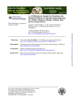 1 ,25-Dihydroxyvitamin D Potentiates the Beneficial Effects of