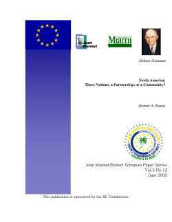 North America: Three Nations, a Partnership, or a Community