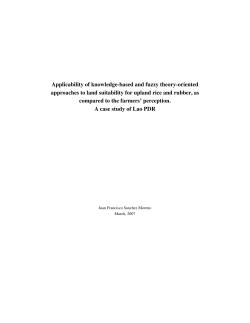 Applicability of knowledge-based and fuzzy theory-oriented