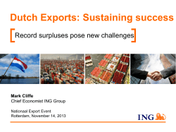 Dutch Exports: Sustaining success