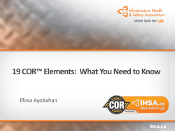 19 COR™ Elements: What You Need to Know