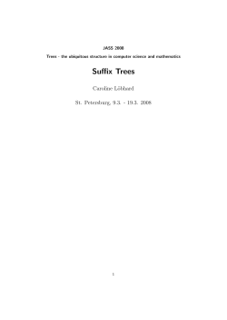 Suffix Trees